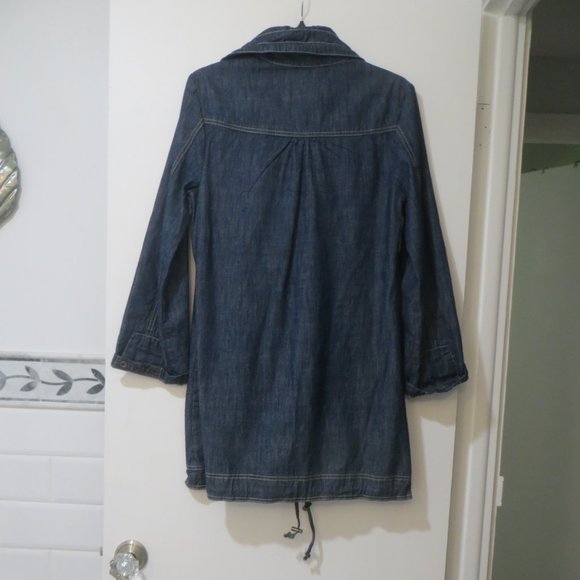 SALE VINTAGE AMI DENIM JEAN COAT - Picture 4 of 5